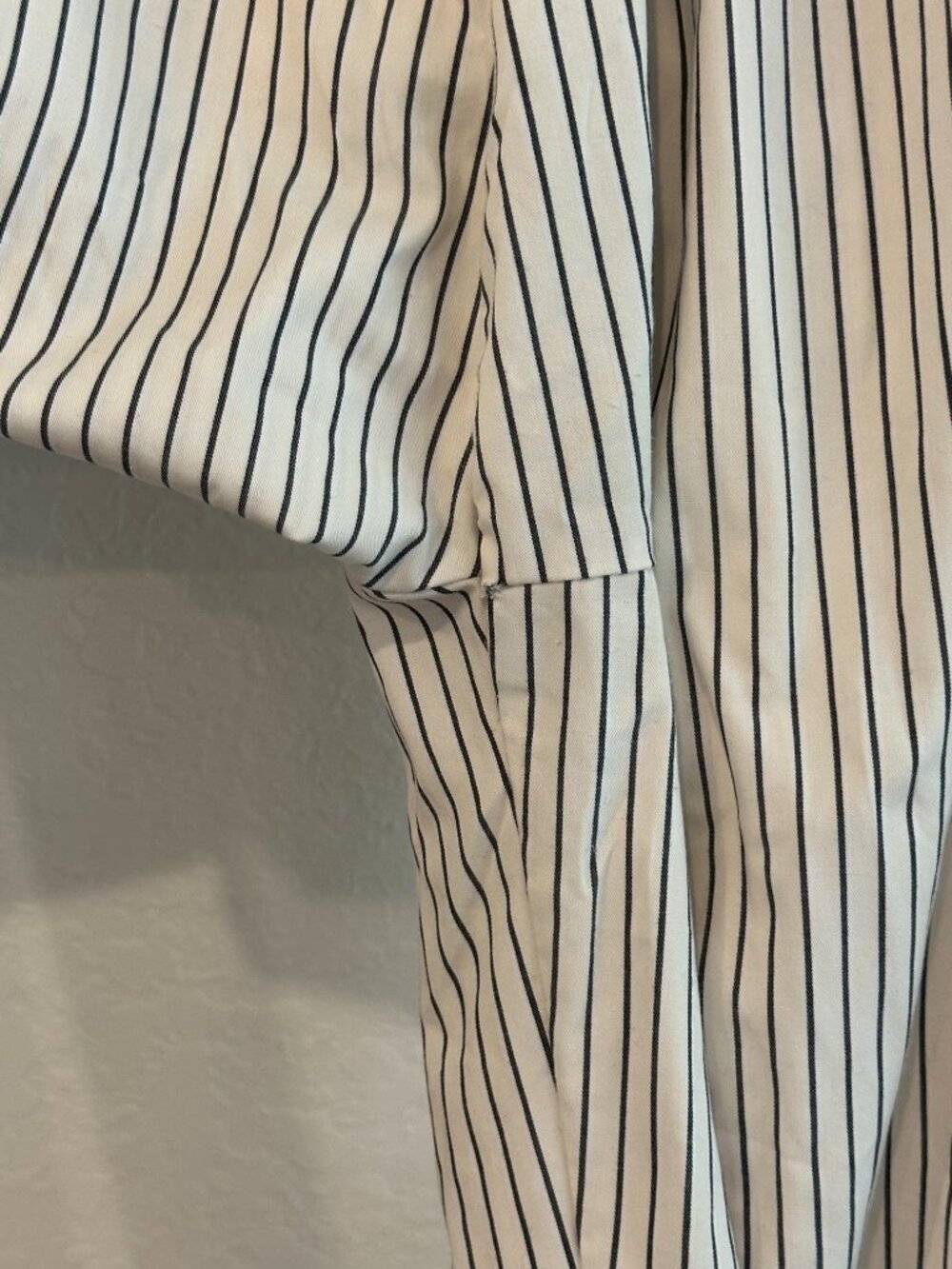 American Eagle White Blue Stripe Drawstring Pants Medium Casual Lounge Beach Pan - Picture 11 of 14